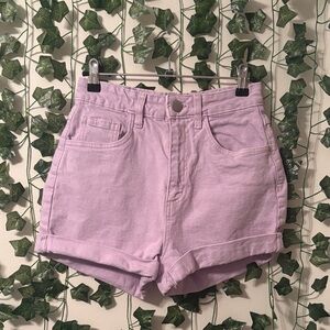 Cotton On High Waist Lilac Shorts